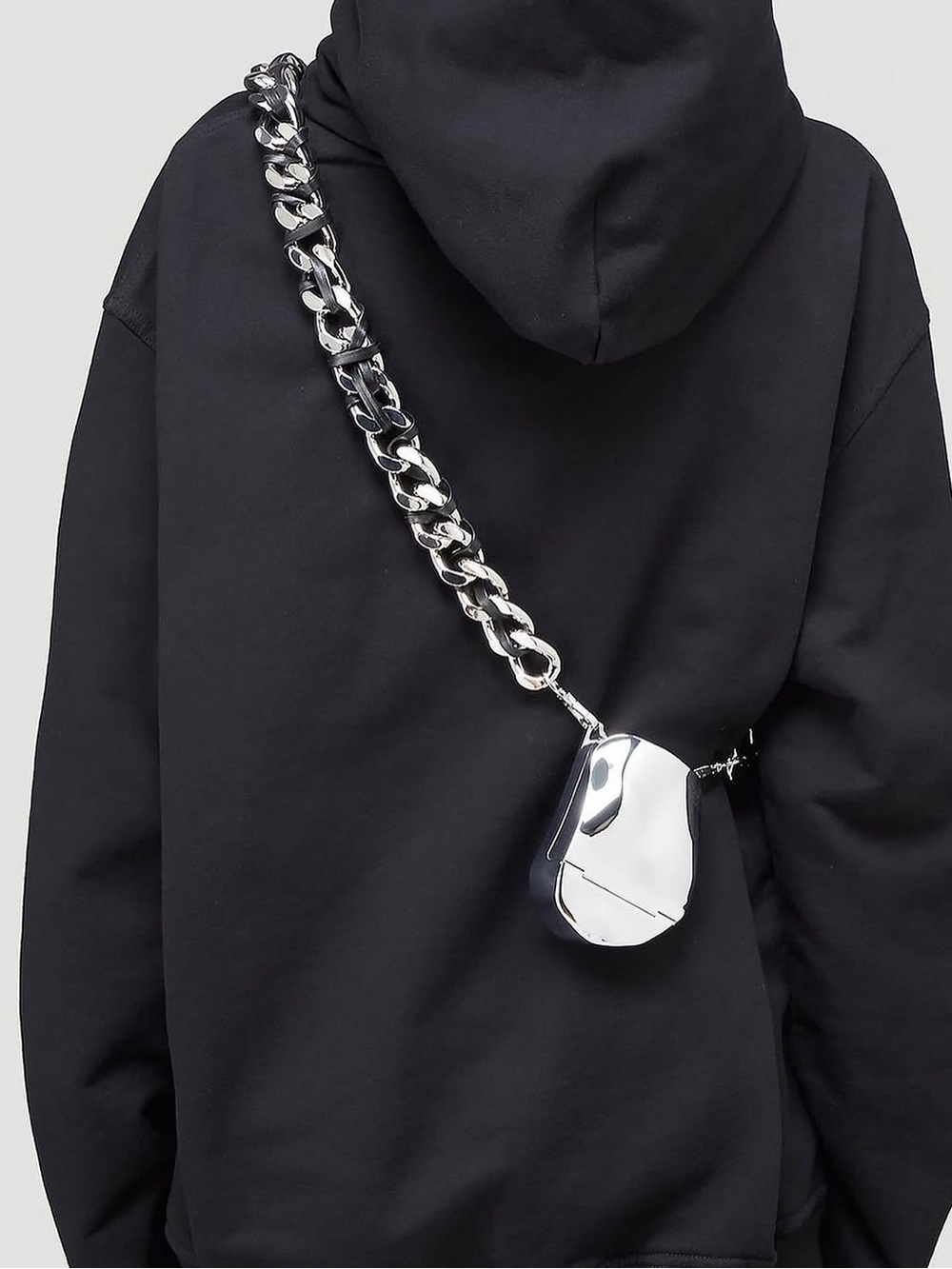Published-by polished Coin Purse chunky chain